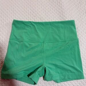 Athleta High Waist Green Women's Shorts